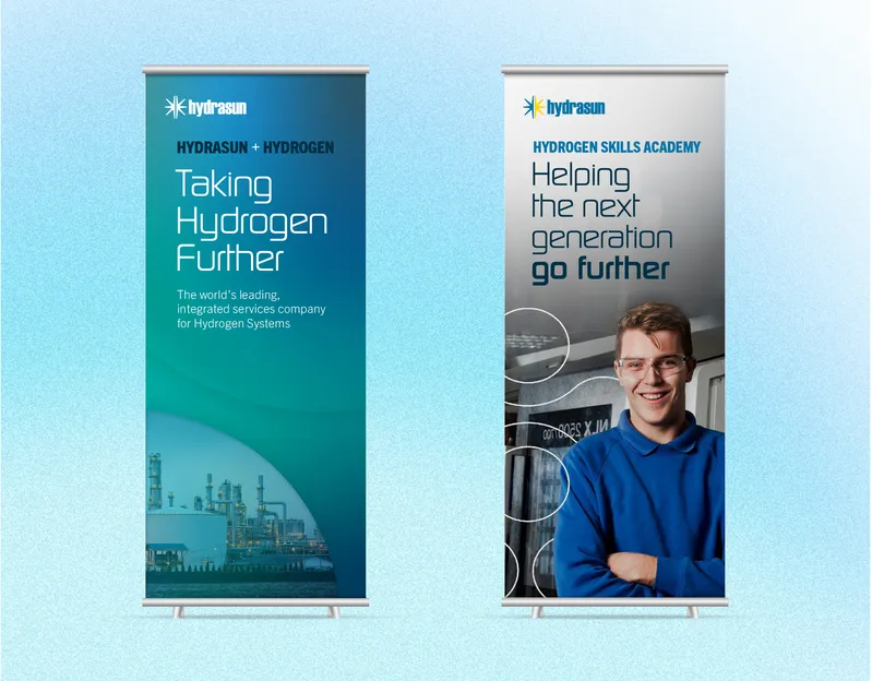 Branded exhibition stands for Hydrasun